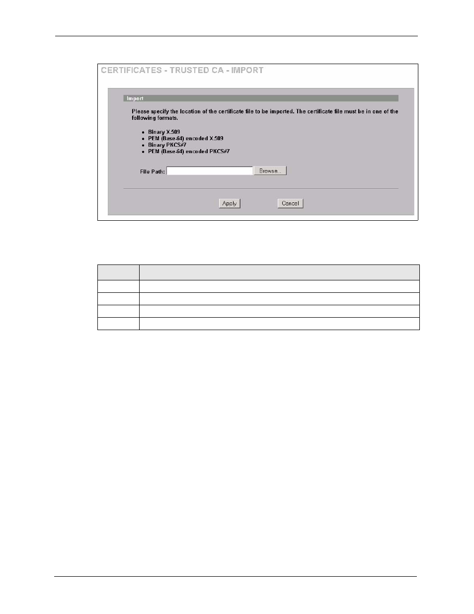 13 trusted remote hosts | ZyXEL Communications 5 Series User Manual | Page 382 / 835