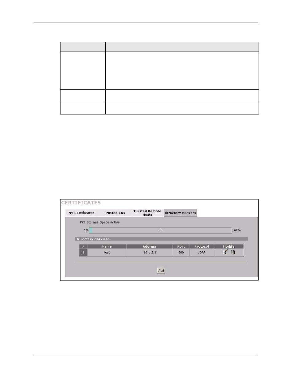 16 directory servers | ZyXEL Communications 5 Series User Manual | Page 388 / 835