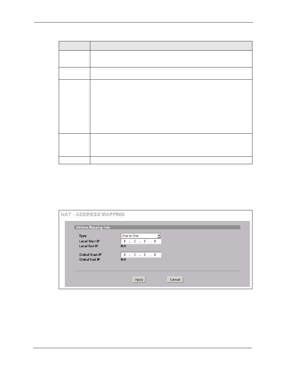 1 nat address mapping edit, Figure 215 advanced > nat > address mapping > edit | ZyXEL Communications 5 Series User Manual | Page 403 / 835