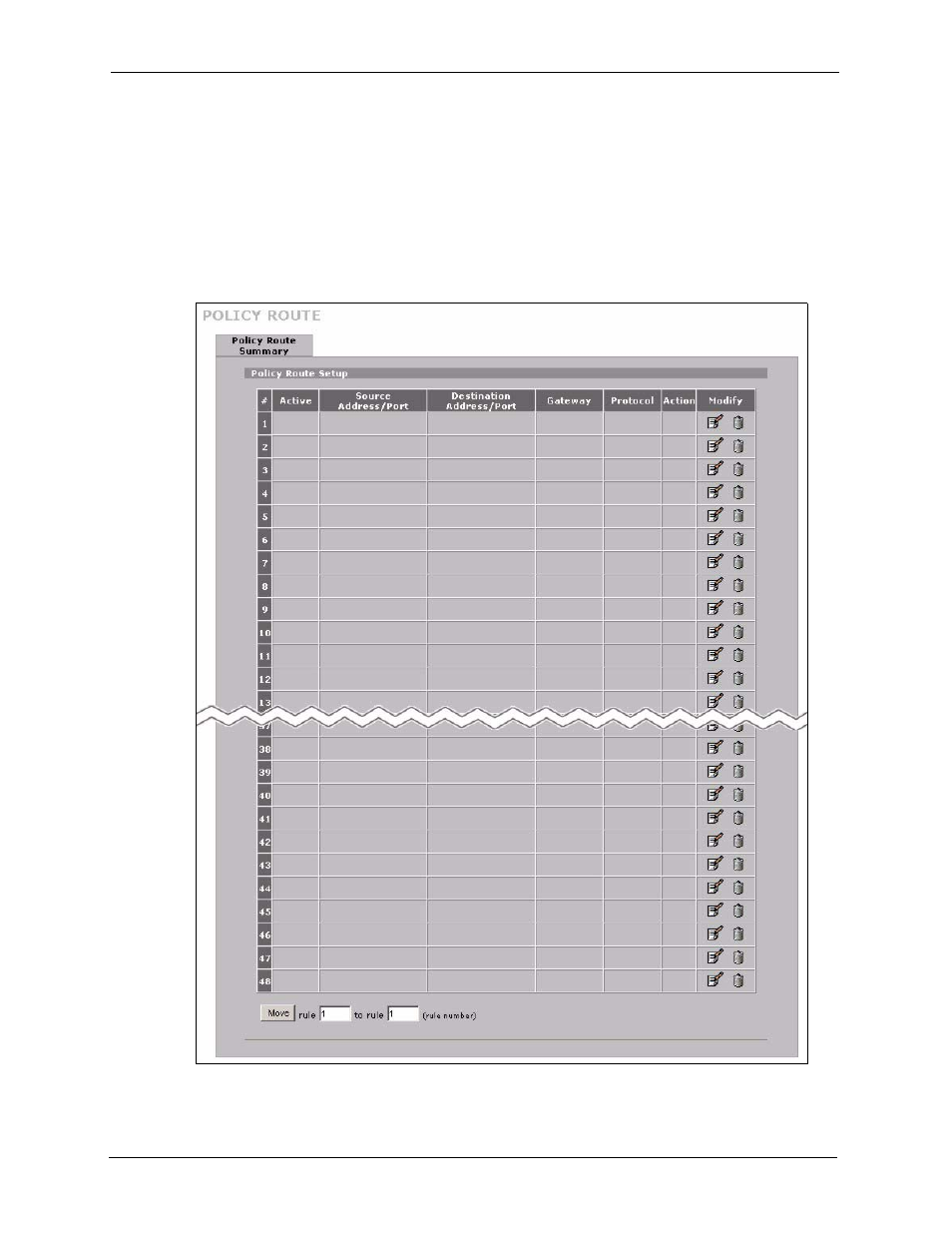 4 ip routing policy setup | ZyXEL Communications 5 Series User Manual | Page 418 / 835