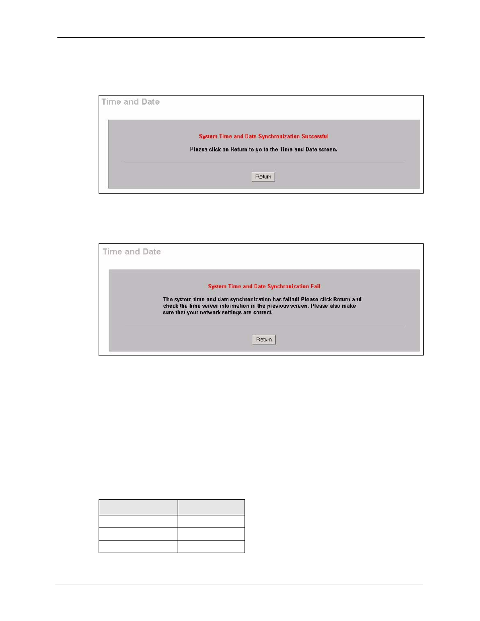 6 introduction to transparent bridging, Figure 290 synchronization is successful, Figure 291 synchronization fail | Table 192 mac-address-to-port mapping table | ZyXEL Communications 5 Series User Manual | Page 537 / 835