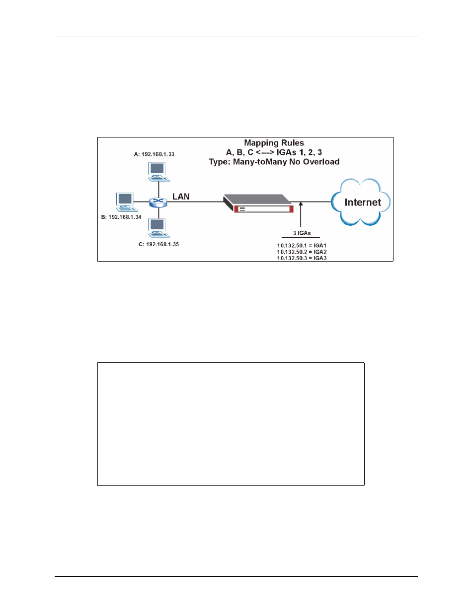 4 example 4: nat unfriendly application programs, Figure 375 nat example 4 | ZyXEL Communications 5 Series User Manual | Page 627 / 835