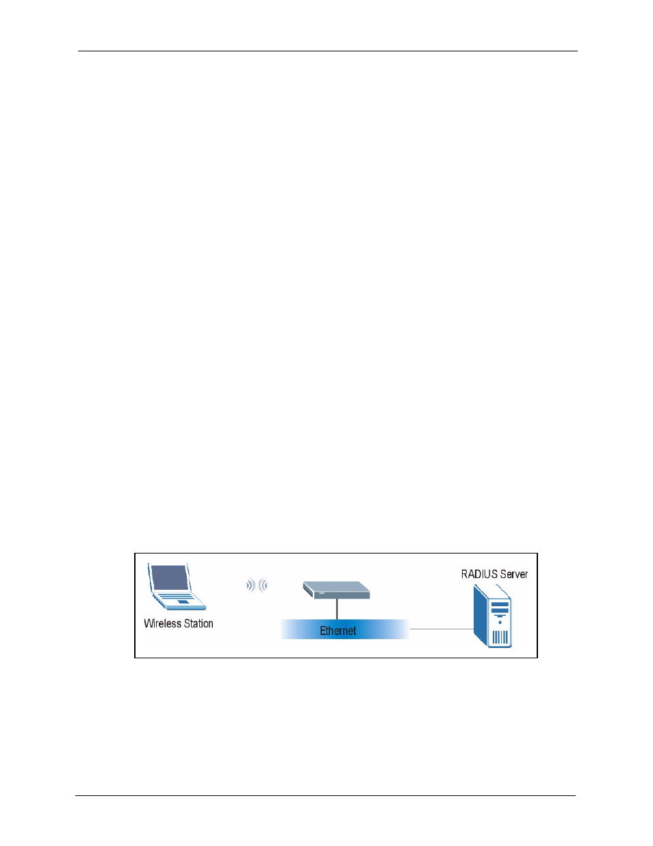 Figure 485 eap authentication, Eap authentication | ZyXEL Communications 5 Series User Manual | Page 763 / 835