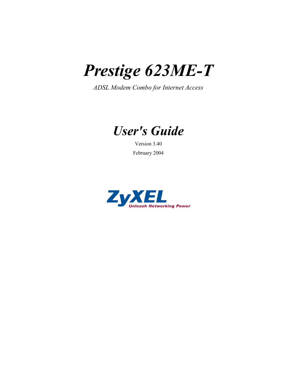 ZyXEL Communications Prestige 623ME-T User Manual | 253 pages