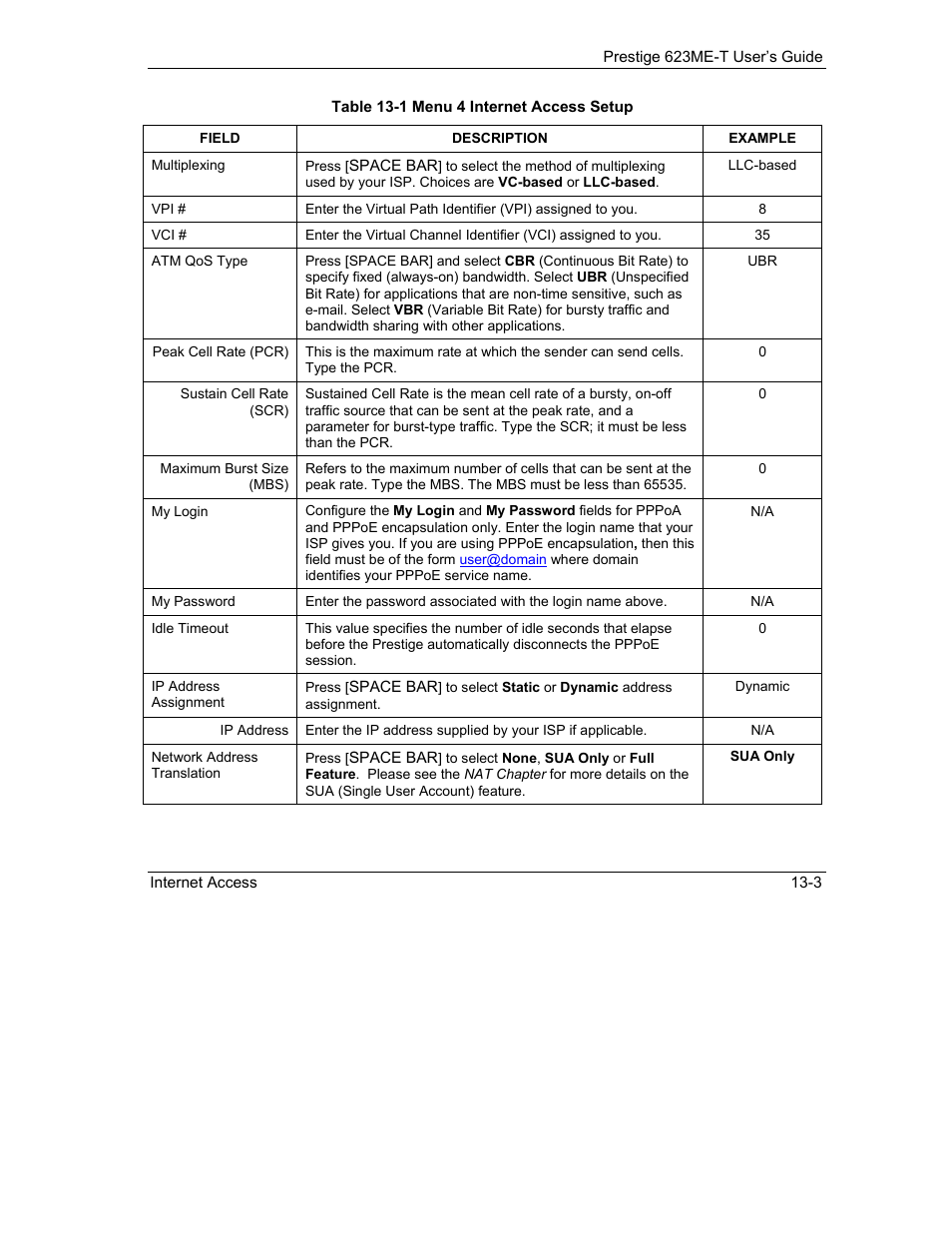 ZyXEL Communications Prestige 623ME-T User Manual | Page 111 / 253