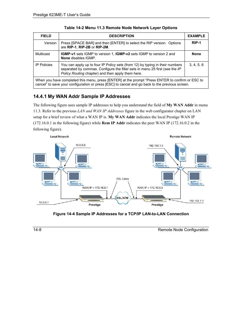 ZyXEL Communications Prestige 623ME-T User Manual | Page 120 / 253