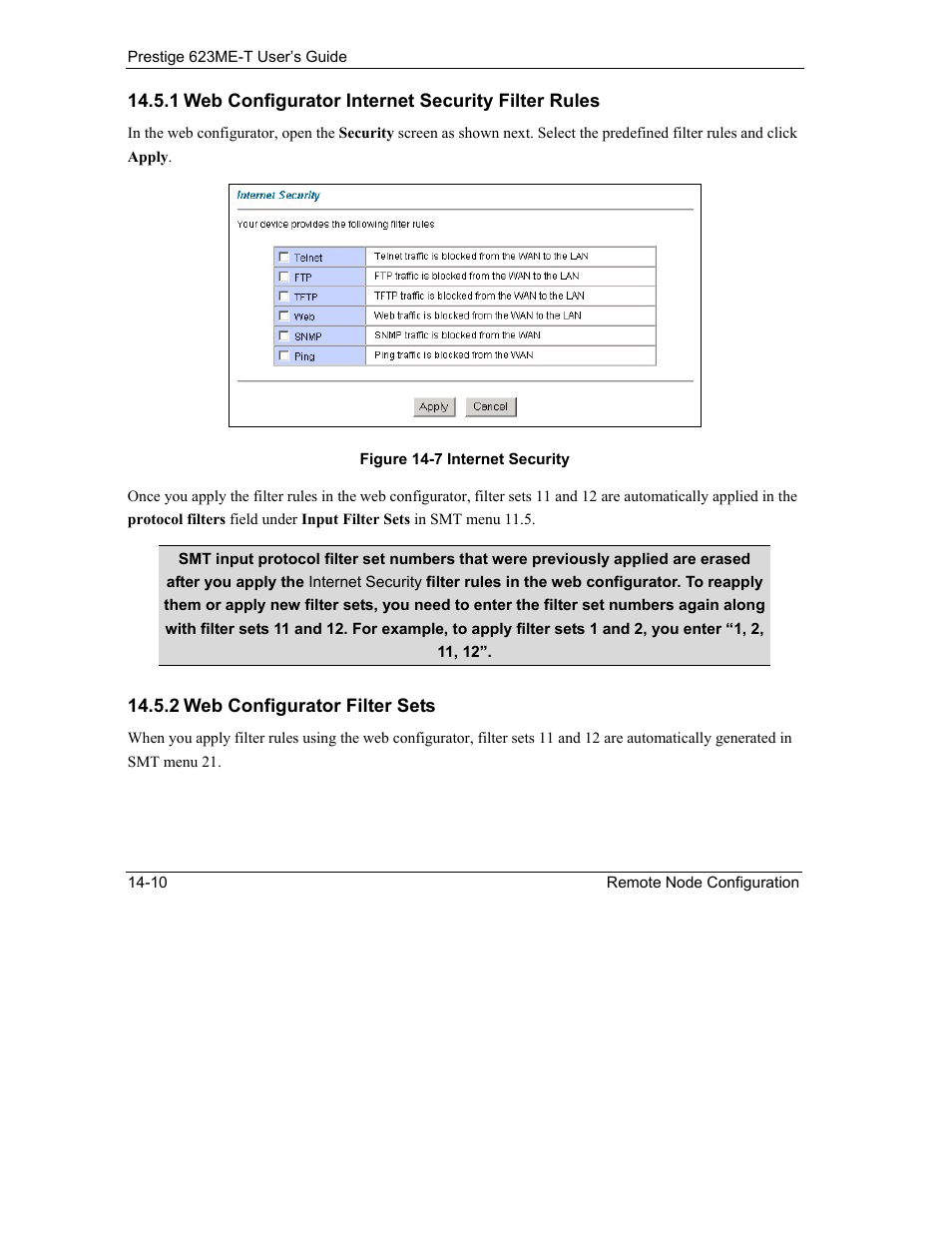 ZyXEL Communications Prestige 623ME-T User Manual | Page 122 / 253