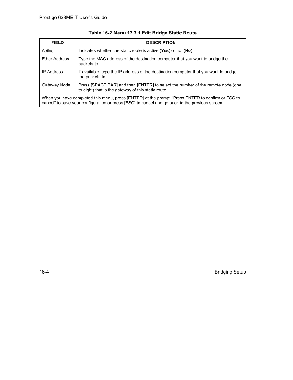 ZyXEL Communications Prestige 623ME-T User Manual | Page 134 / 253