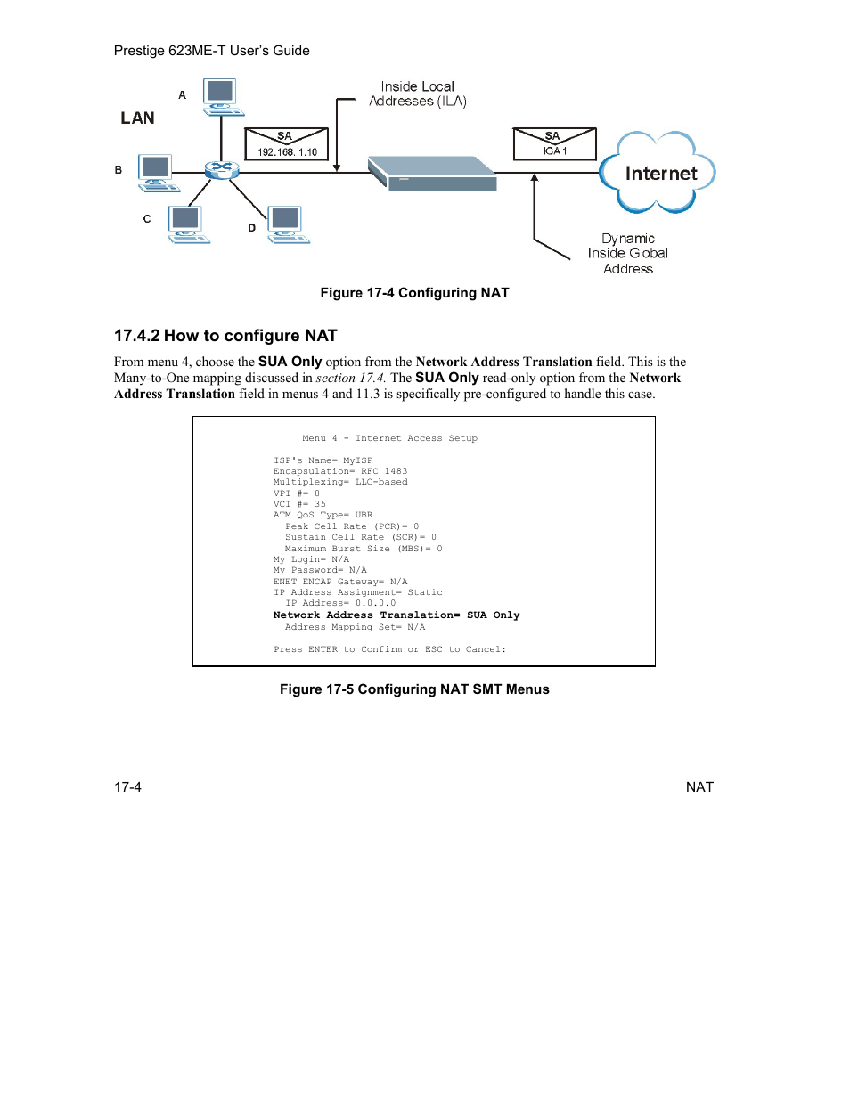 2 how to configure nat | ZyXEL Communications Prestige 623ME-T User Manual | Page 138 / 253