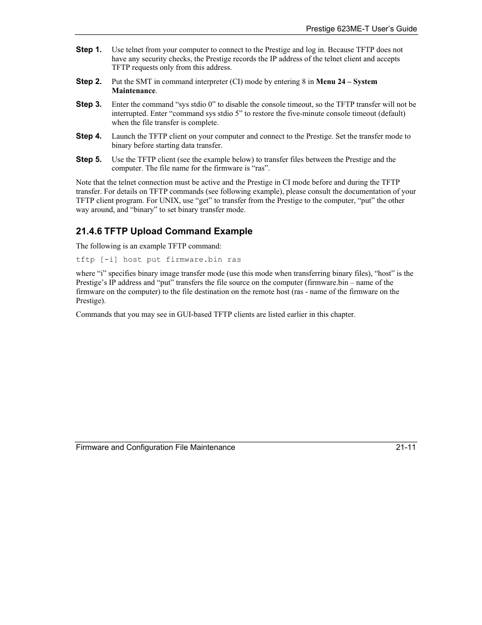 ZyXEL Communications Prestige 623ME-T User Manual | Page 187 / 253