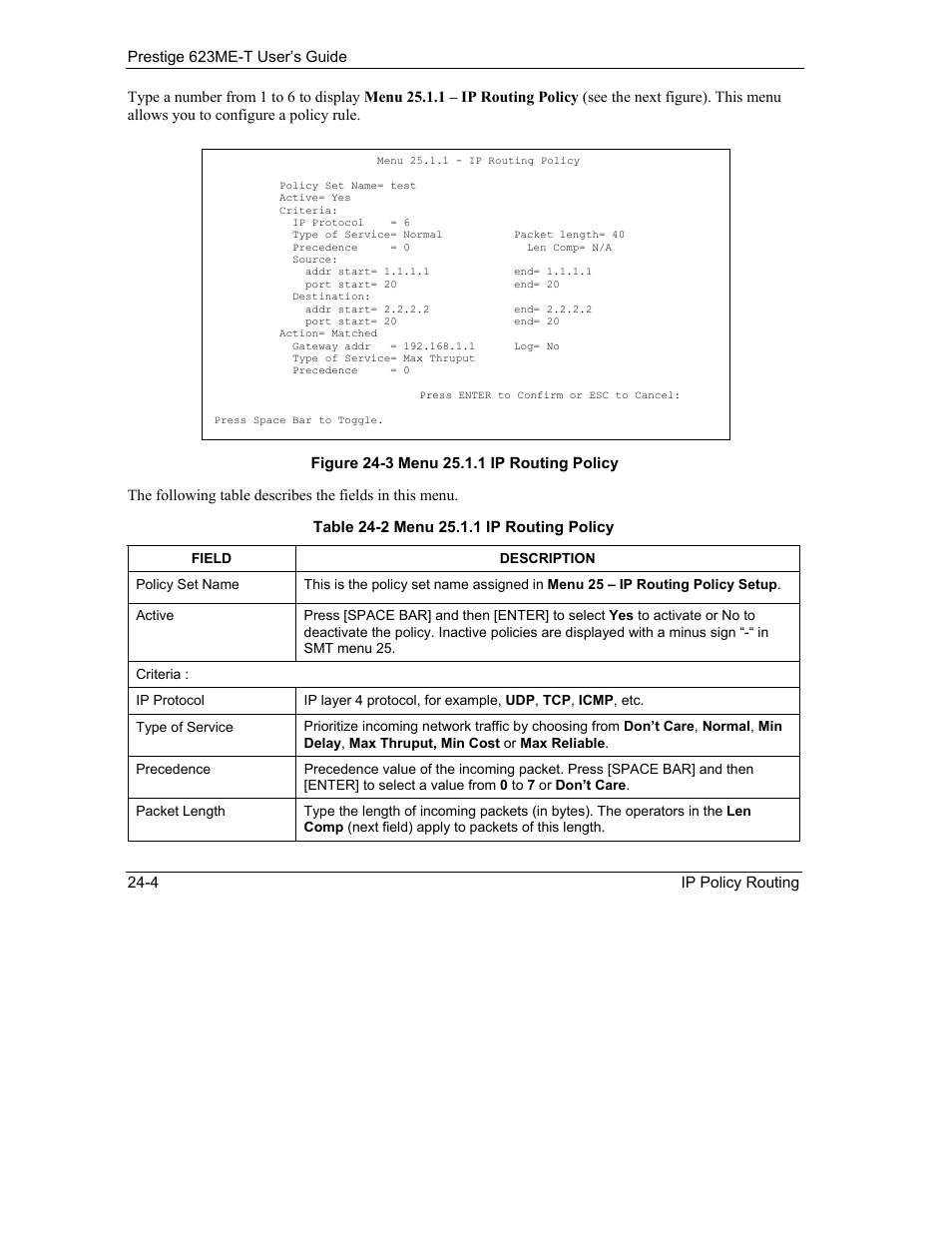 ZyXEL Communications Prestige 623ME-T User Manual | Page 202 / 253