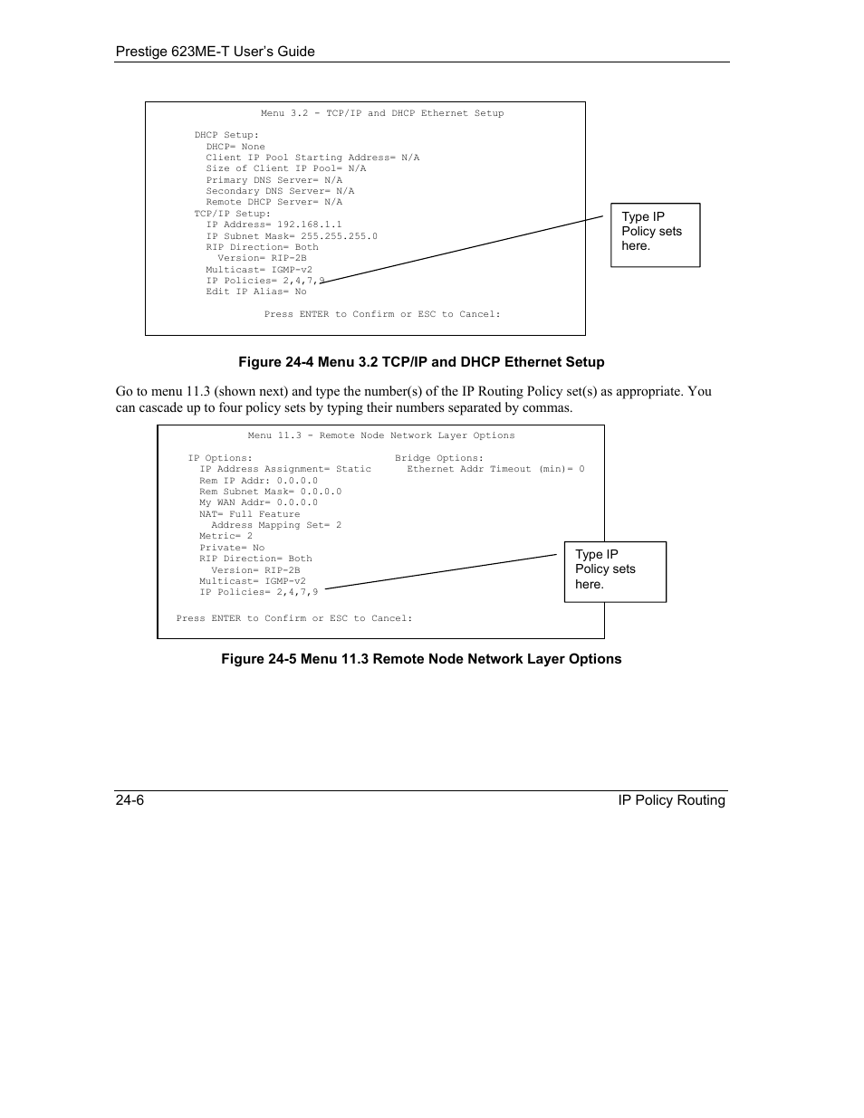 ZyXEL Communications Prestige 623ME-T User Manual | Page 204 / 253