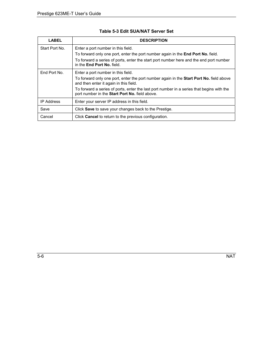 ZyXEL Communications Prestige 623ME-T User Manual | Page 62 / 253