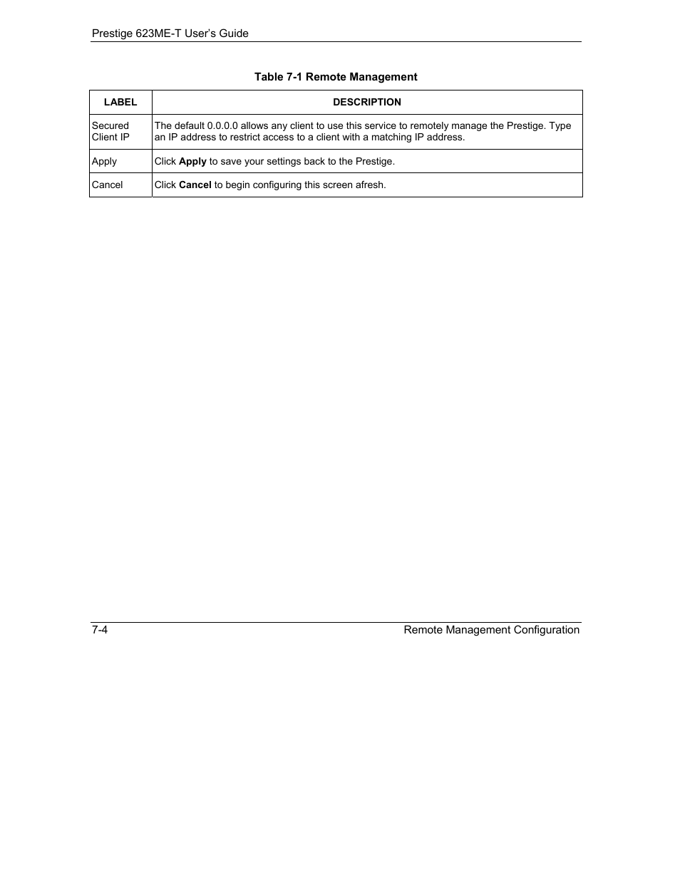 ZyXEL Communications Prestige 623ME-T User Manual | Page 70 / 253