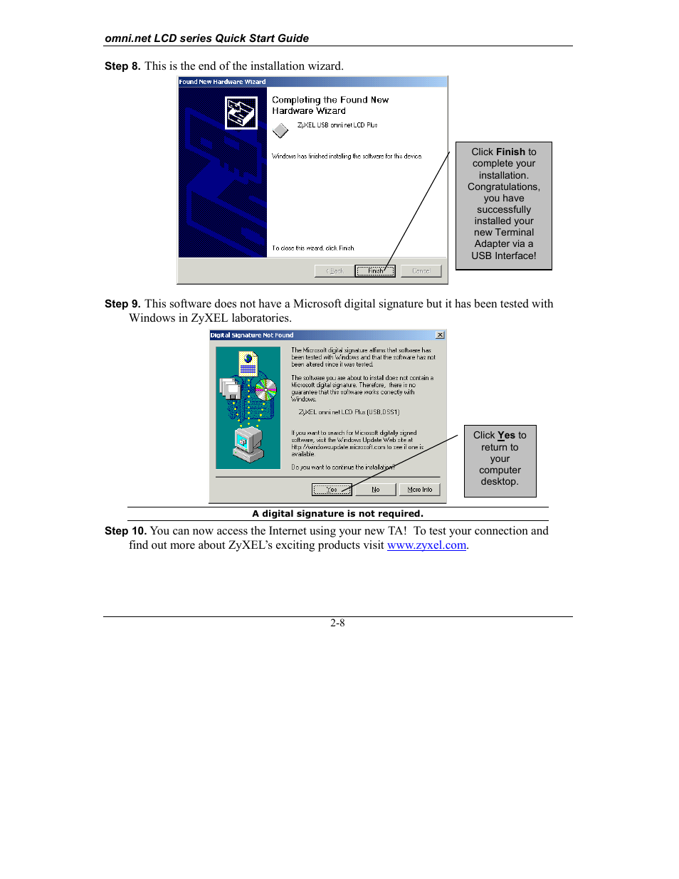 ZyXEL Communications omni.net LCD series User Manual | Page 20 / 53