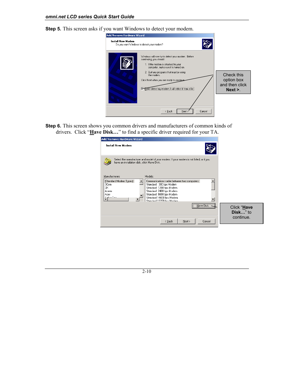 ZyXEL Communications omni.net LCD series User Manual | Page 22 / 53