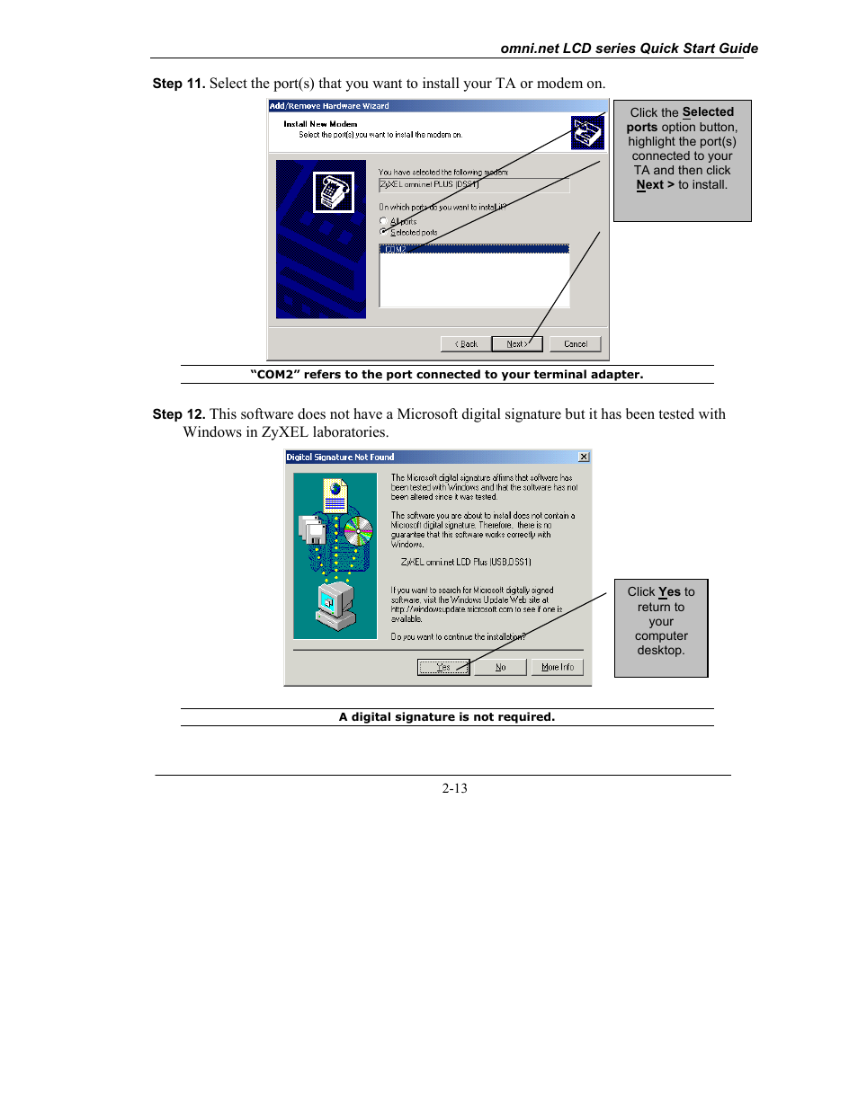ZyXEL Communications omni.net LCD series User Manual | Page 25 / 53