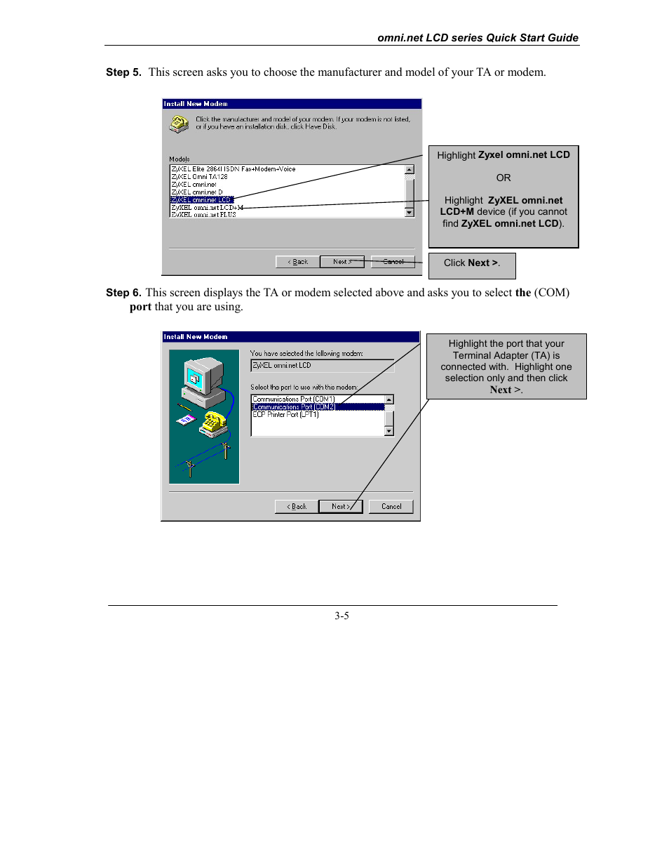 ZyXEL Communications omni.net LCD series User Manual | Page 31 / 53