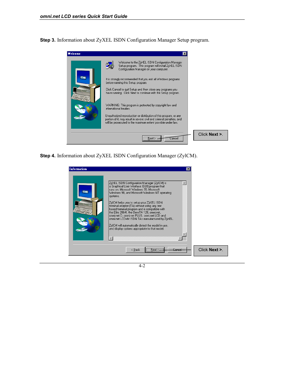 ZyXEL Communications omni.net LCD series User Manual | Page 36 / 53