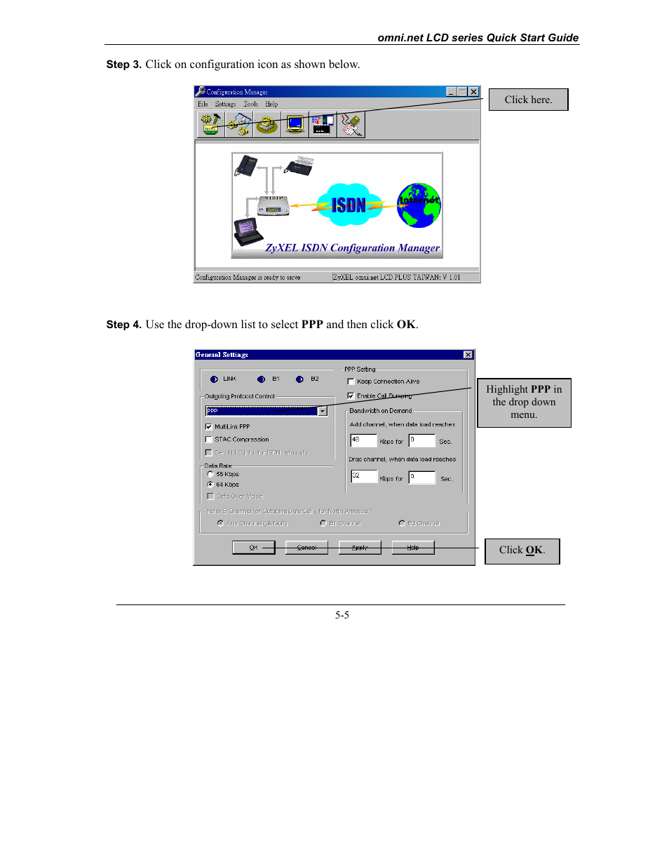 ZyXEL Communications omni.net LCD series User Manual | Page 45 / 53