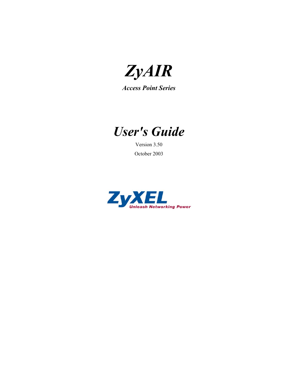 ZyXEL Communications ZyXEL ZyAIR B-1000 User Manual | 231 pages