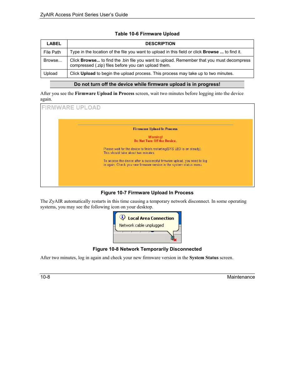 ZyXEL Communications ZyXEL ZyAIR B-1000 User Manual | Page 108 / 231