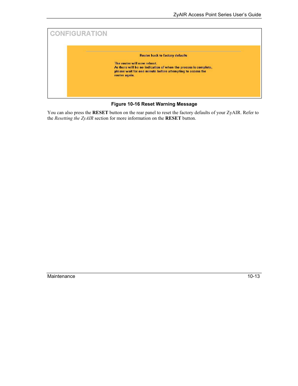 ZyXEL Communications ZyXEL ZyAIR B-1000 User Manual | Page 113 / 231