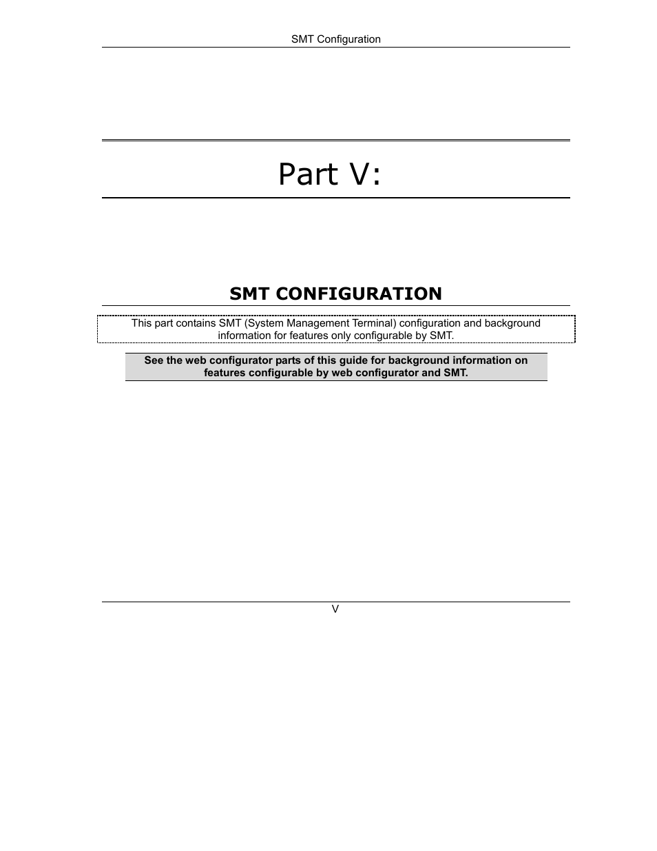 Part v smt configuration, Part v | ZyXEL Communications ZyXEL ZyAIR B-1000 User Manual | Page 115 / 231