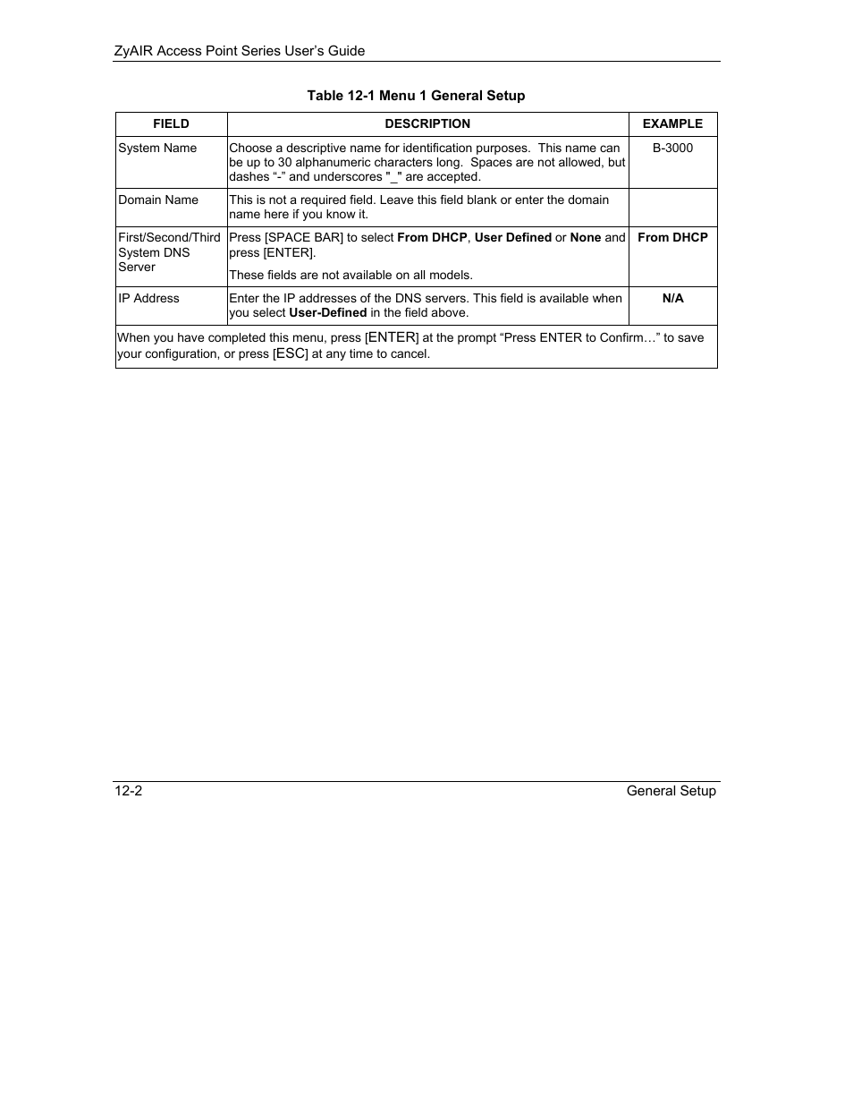 ZyXEL Communications ZyXEL ZyAIR B-1000 User Manual | Page 124 / 231