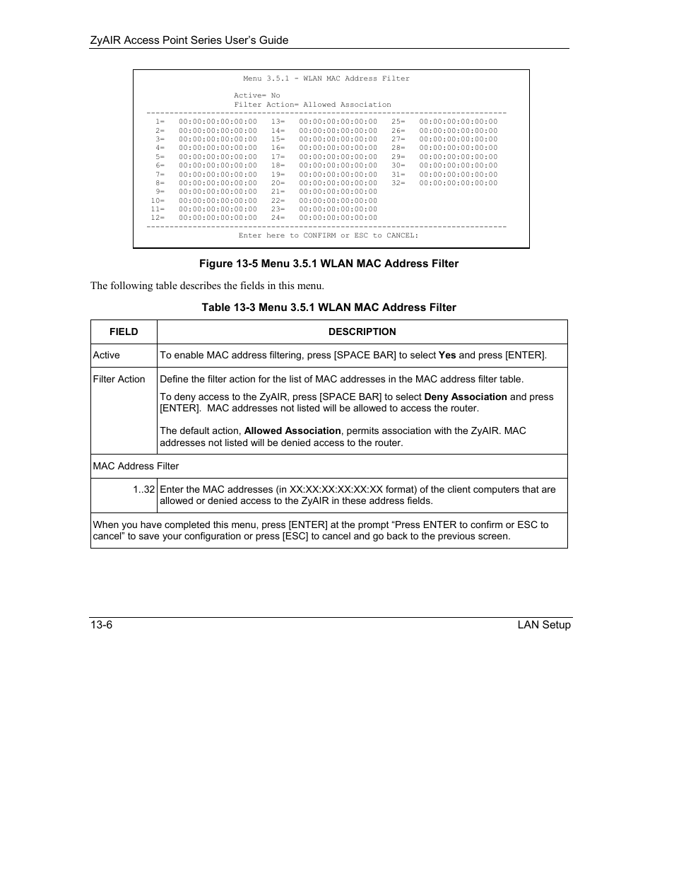 ZyXEL Communications ZyXEL ZyAIR B-1000 User Manual | Page 130 / 231