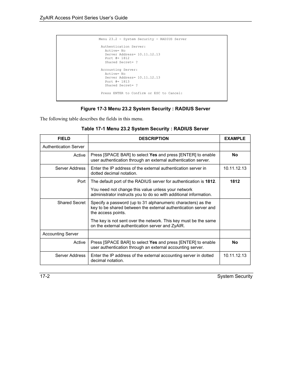 ZyXEL Communications ZyXEL ZyAIR B-1000 User Manual | Page 146 / 231