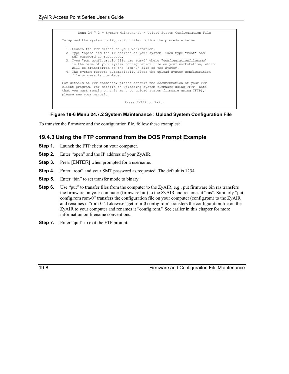 ZyXEL Communications ZyXEL ZyAIR B-1000 User Manual | Page 164 / 231