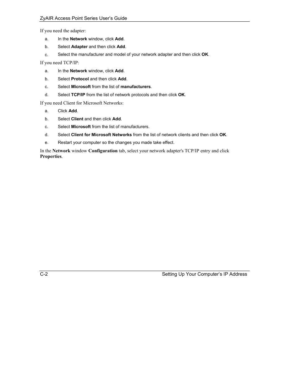 ZyXEL Communications ZyXEL ZyAIR B-1000 User Manual | Page 180 / 231