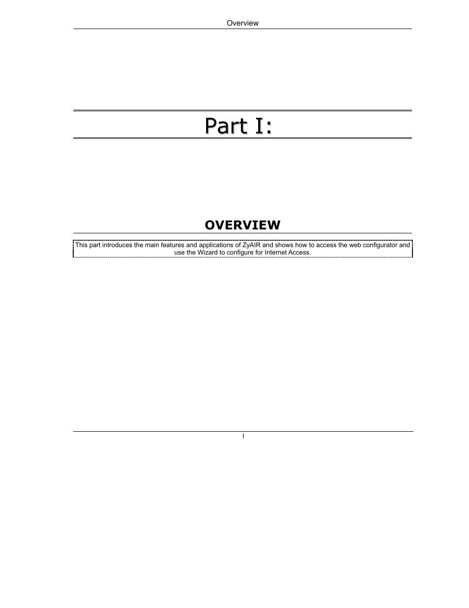 Part i overview | ZyXEL Communications ZyXEL ZyAIR B-1000 User Manual | Page 19 / 231