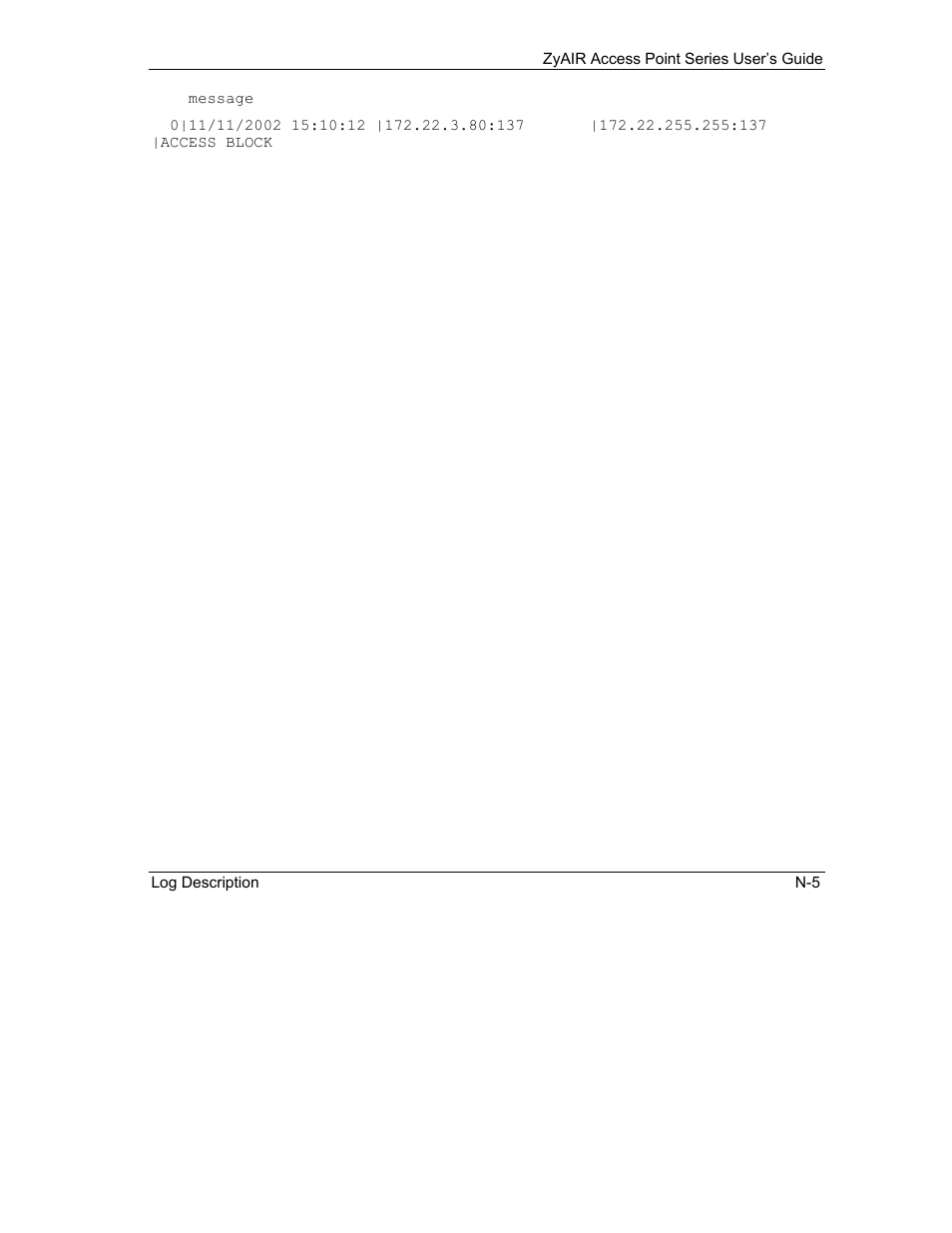 ZyXEL Communications ZyXEL ZyAIR B-1000 User Manual | Page 225 / 231