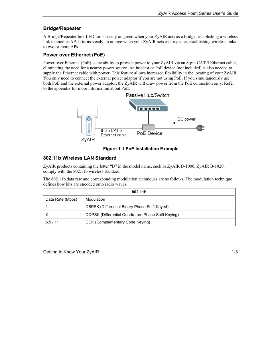 ZyXEL Communications ZyXEL ZyAIR B-1000 User Manual | Page 23 / 231