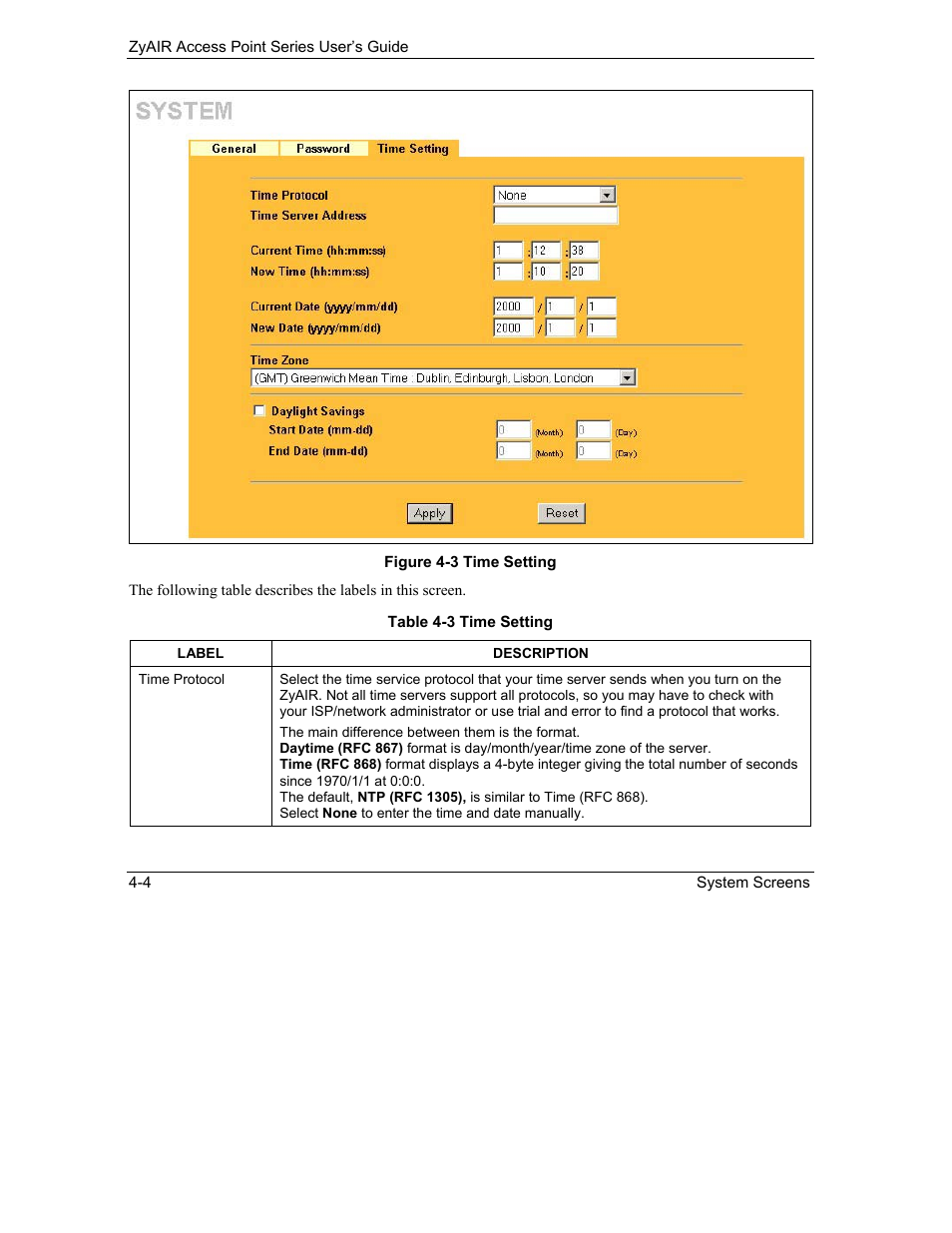 ZyXEL Communications ZyXEL ZyAIR B-1000 User Manual | Page 48 / 231