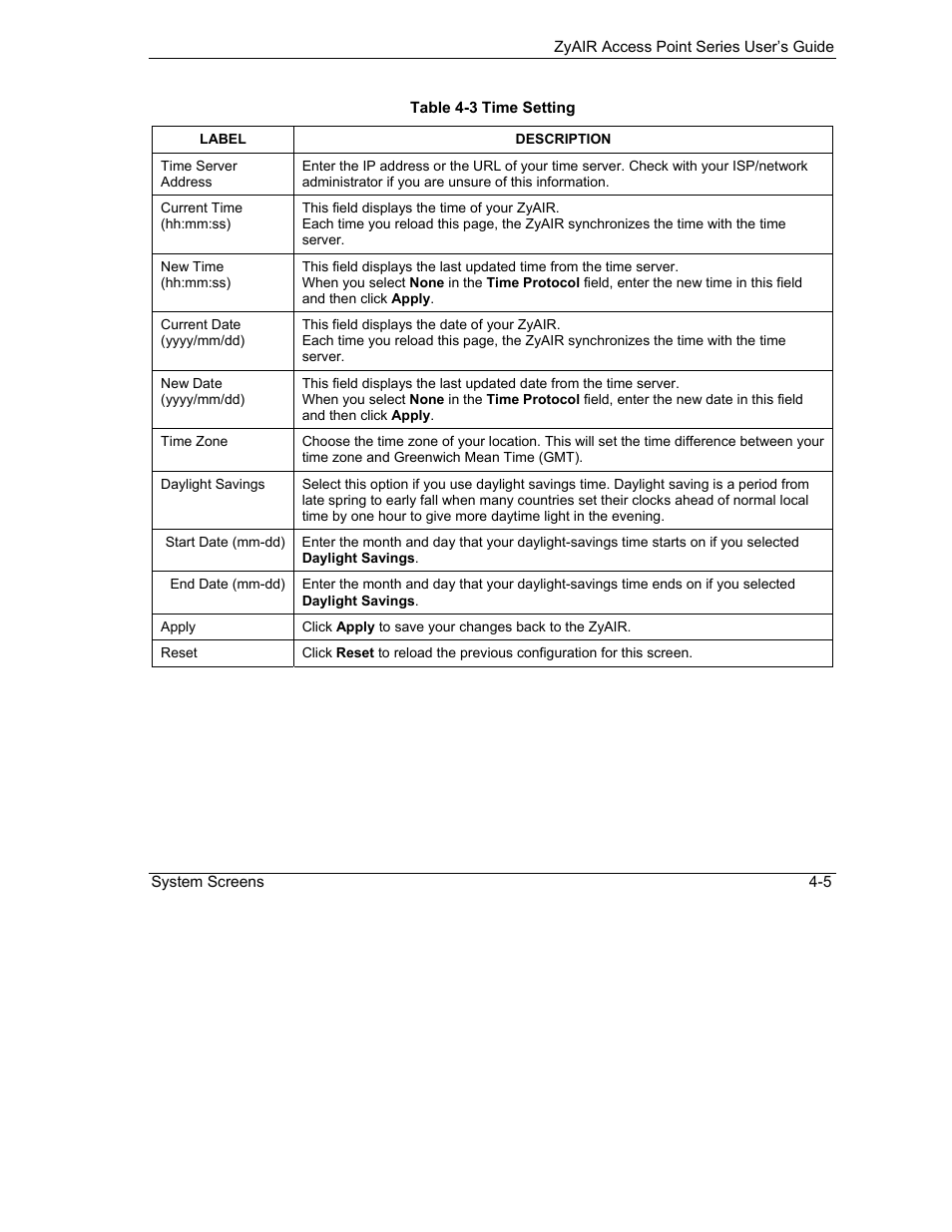 ZyXEL Communications ZyXEL ZyAIR B-1000 User Manual | Page 49 / 231