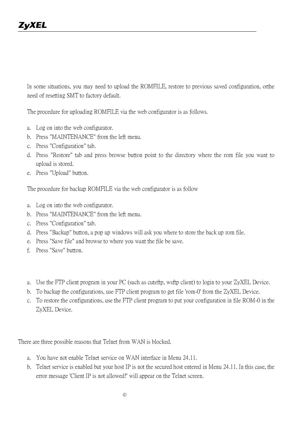 ZyXEL Communications P-2302R-P1 User Manual | Page 101 / 146