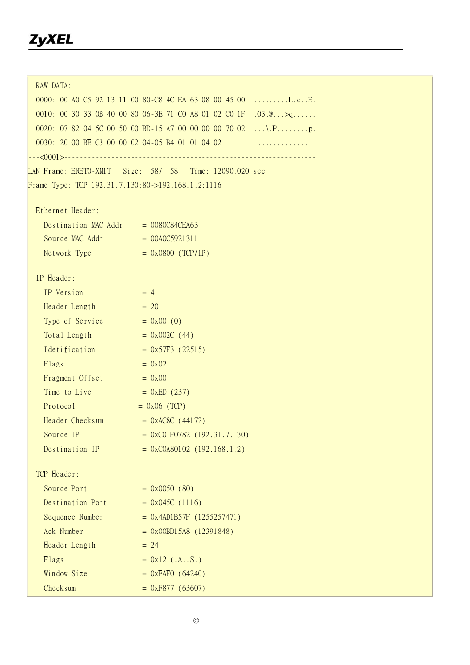 ZyXEL Communications P-2302R-P1 User Manual | Page 123 / 146