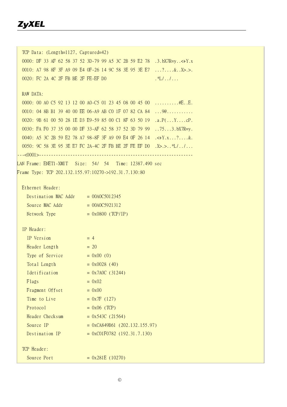 ZyXEL Communications P-2302R-P1 User Manual | Page 127 / 146