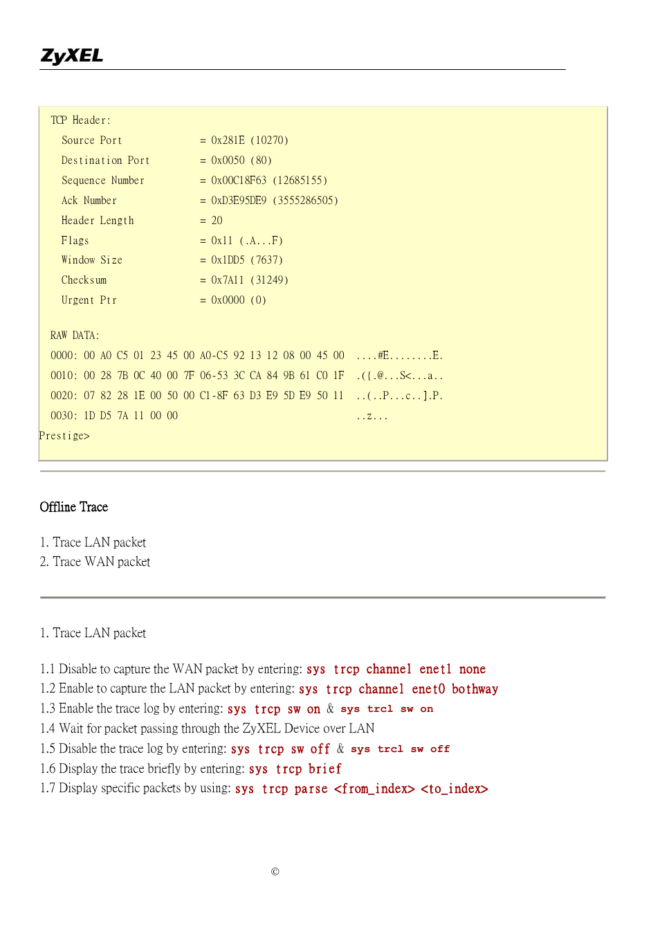 ZyXEL Communications P-2302R-P1 User Manual | Page 129 / 146