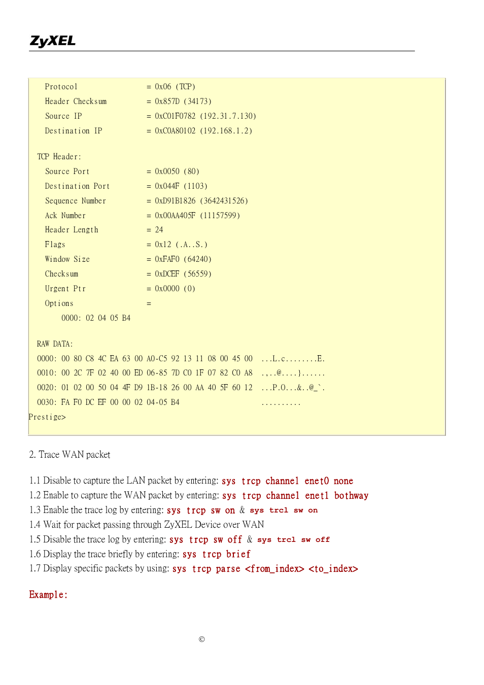 ZyXEL Communications P-2302R-P1 User Manual | Page 131 / 146