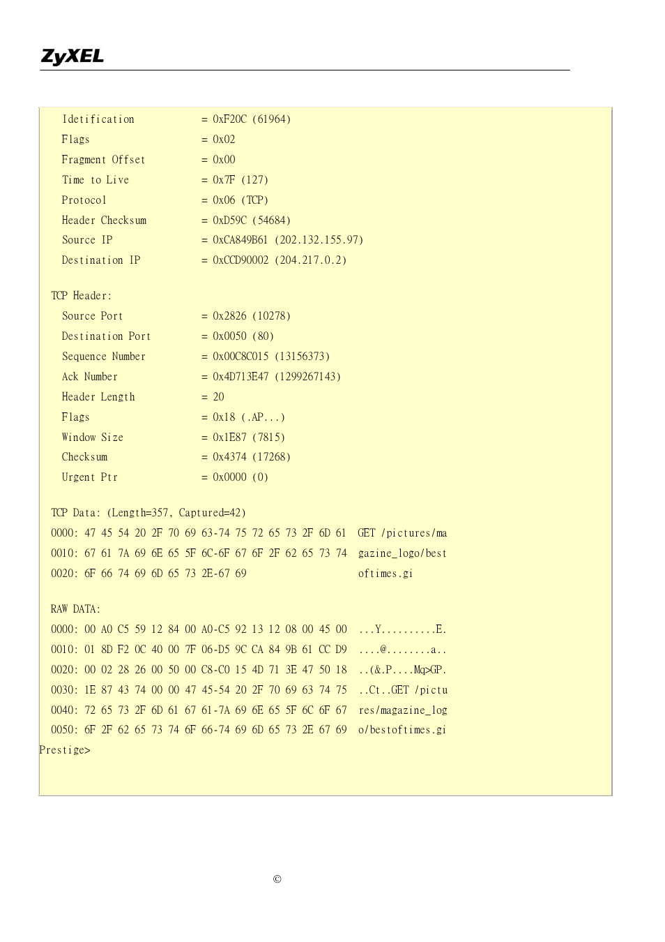 ZyXEL Communications P-2302R-P1 User Manual | Page 134 / 146