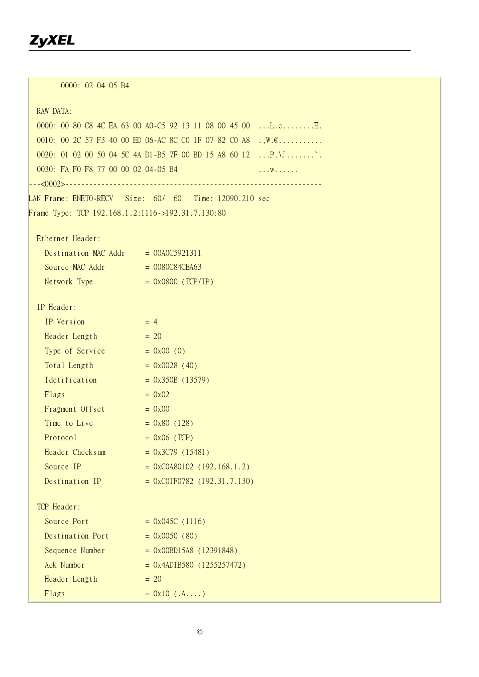 ZyXEL Communications P-2302R-P1 User Manual | Page 142 / 146