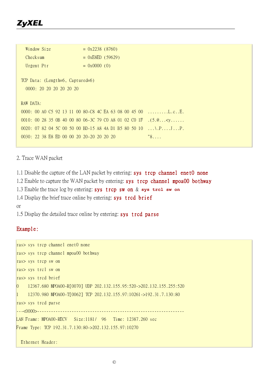 ZyXEL Communications P-2302R-P1 User Manual | Page 143 / 146