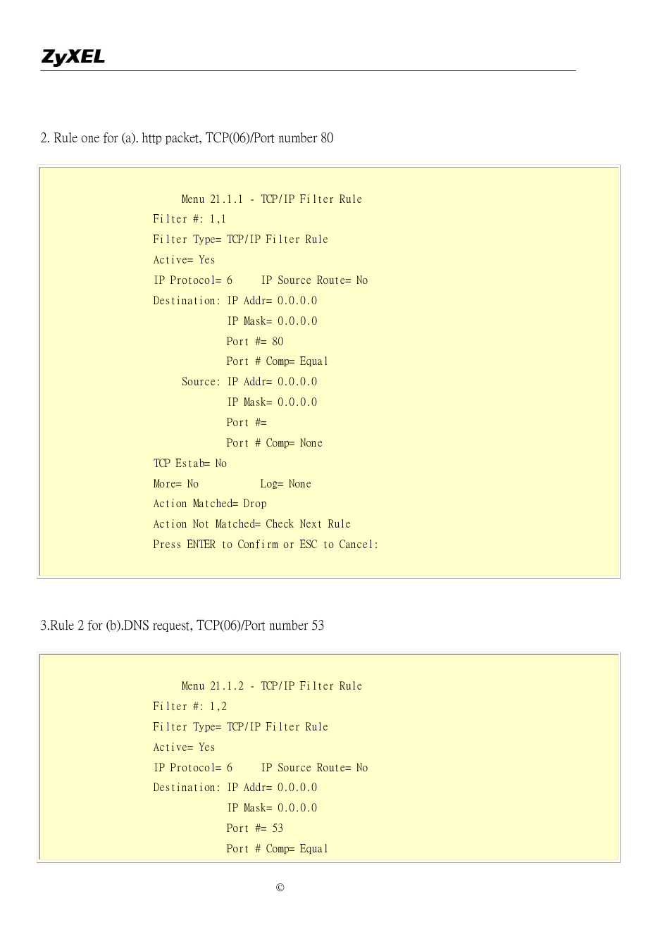 ZyXEL Communications P-2302R-P1 User Manual | Page 25 / 146