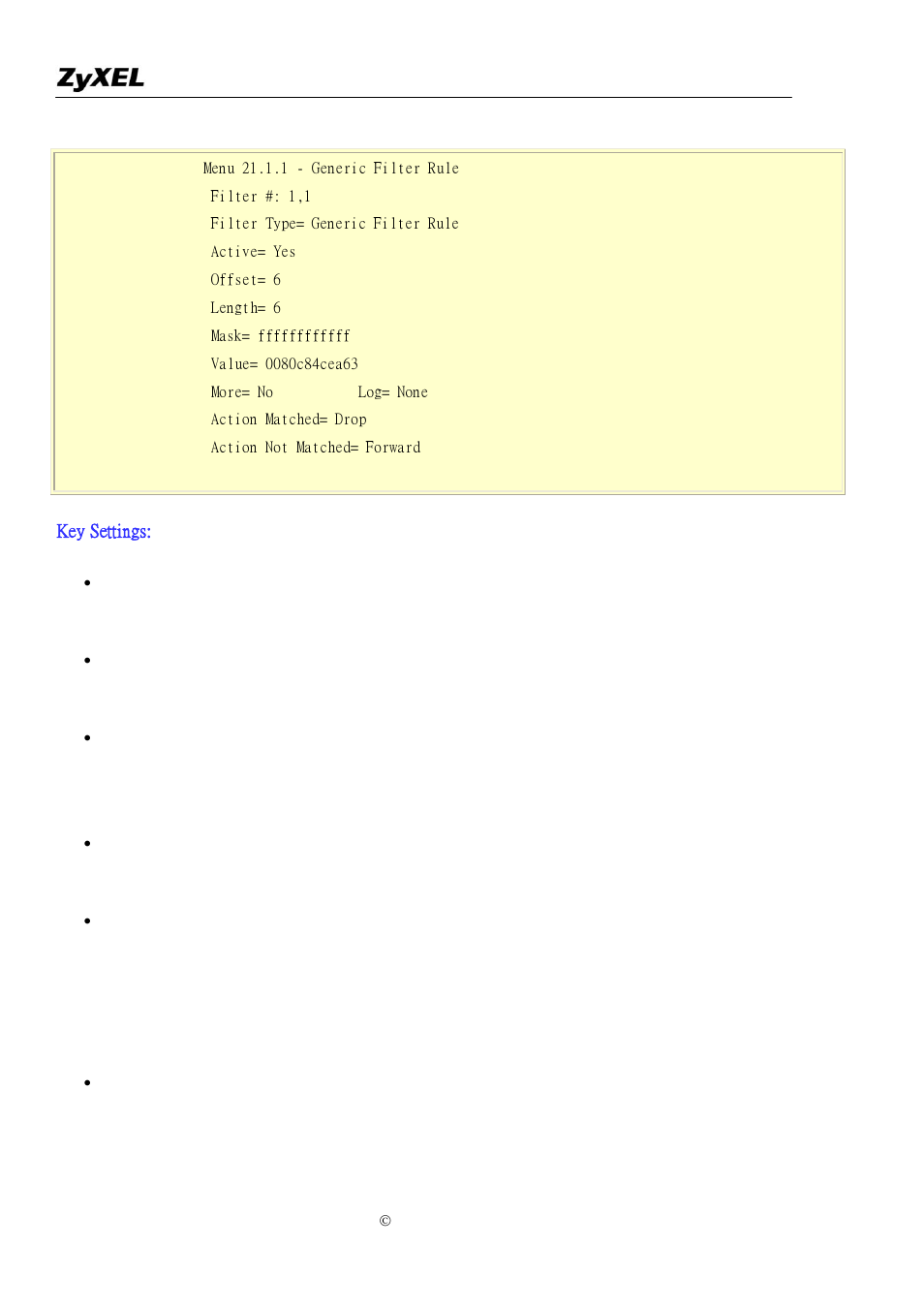 ZyXEL Communications P-2302R-P1 User Manual | Page 31 / 146