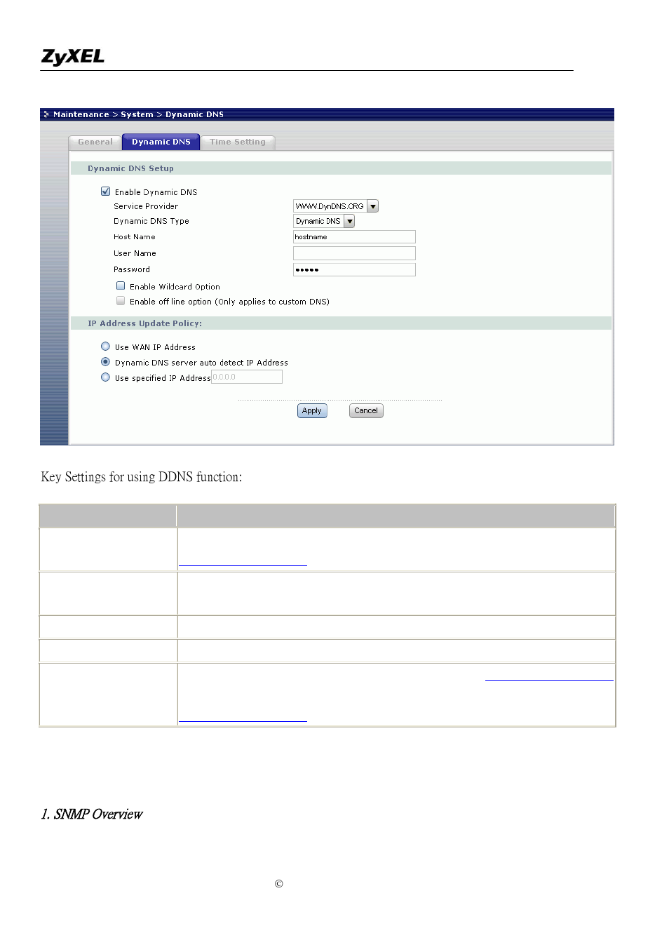 Network management using snmp | ZyXEL Communications P-2302R-P1 User Manual | Page 42 / 146