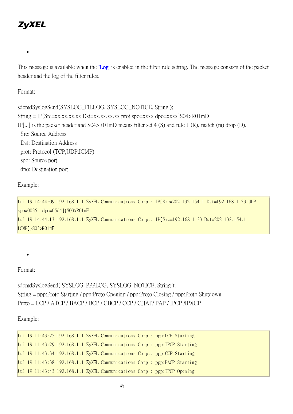 ZyXEL Communications P-2302R-P1 User Manual | Page 51 / 146